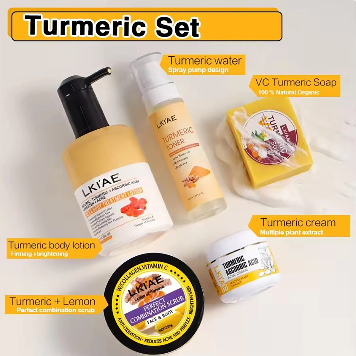 Radiant Skin Turmeric Skincare Collection