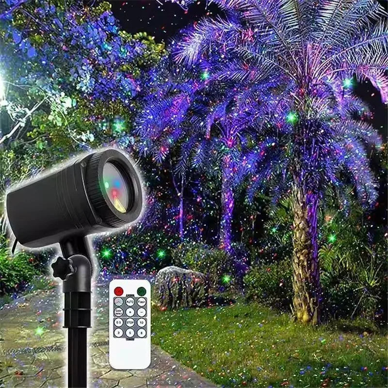 Outdoor Laser Garden Lights with Remote Control