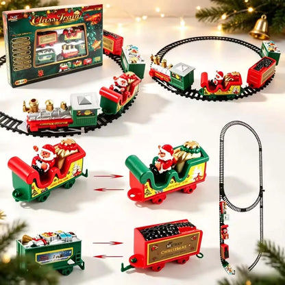 Festive Christmas Electric Train Set