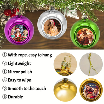Personalized Photo Christmas Ornaments