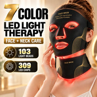 LED Face & Neck Mask – Black