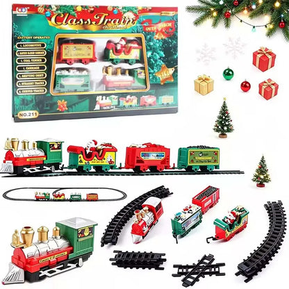 Festive Christmas Electric Train Set