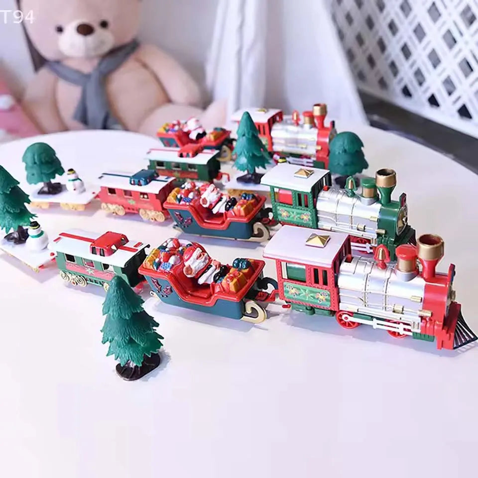 Festive Christmas Electric Train Set