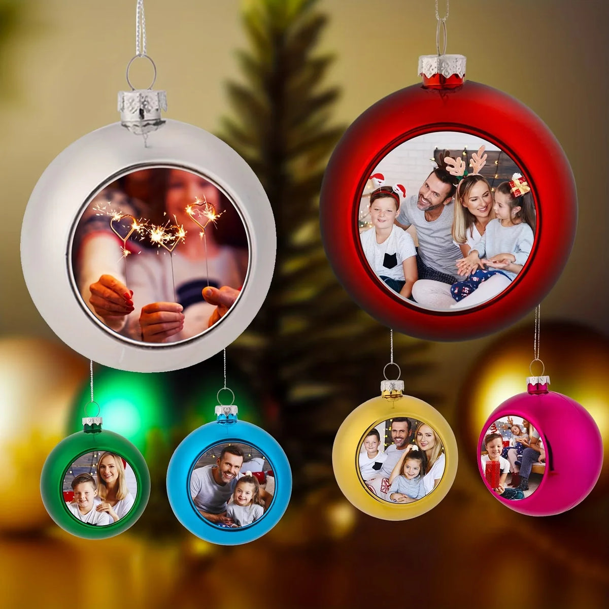 Personalized Photo Christmas Ornaments