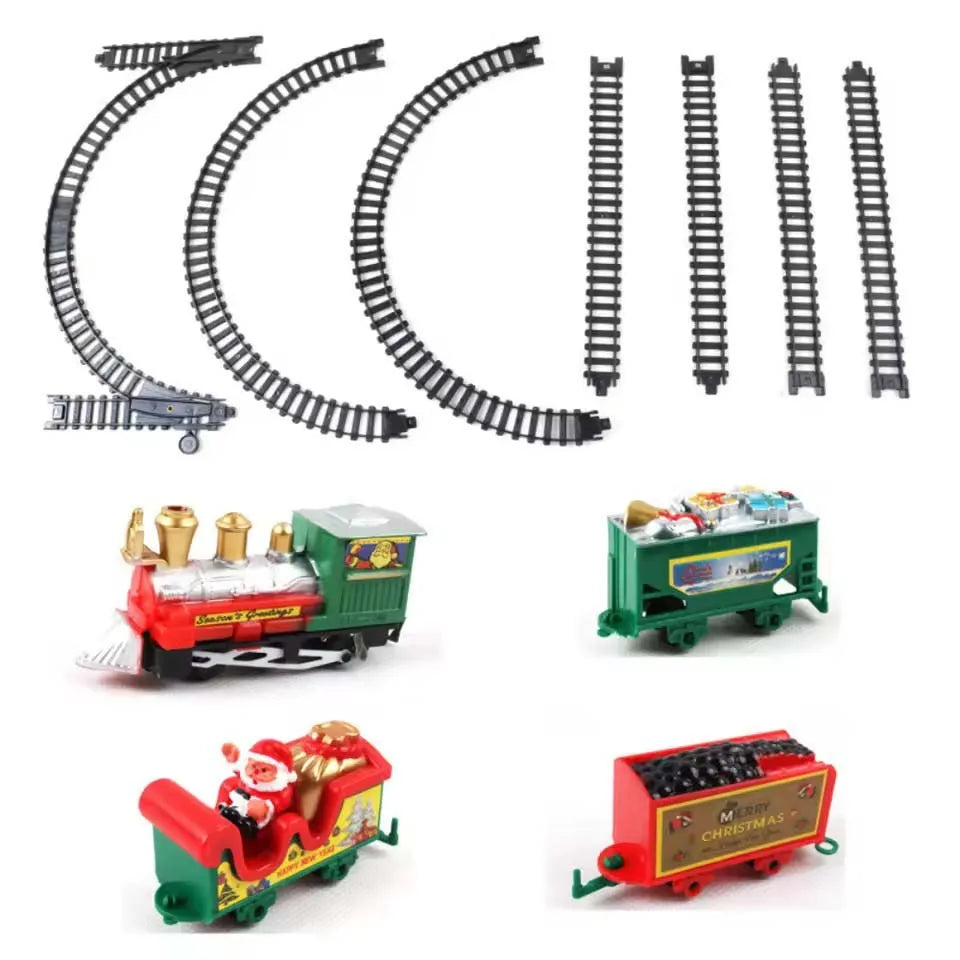 Festive Christmas Electric Train Set