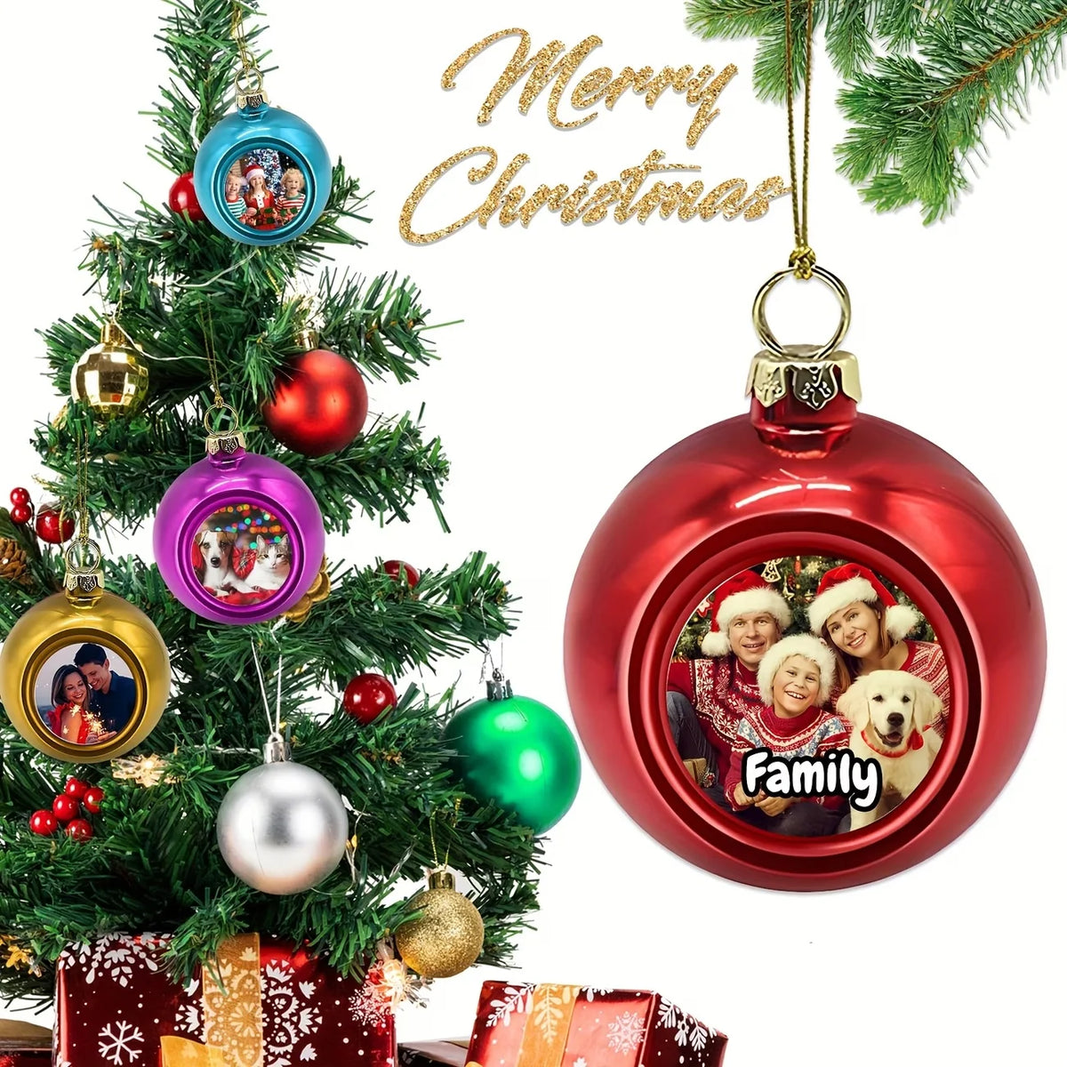 Personalized Photo Christmas Ornaments