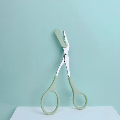 Elegant Pink Eyebrow Trimming Scissors