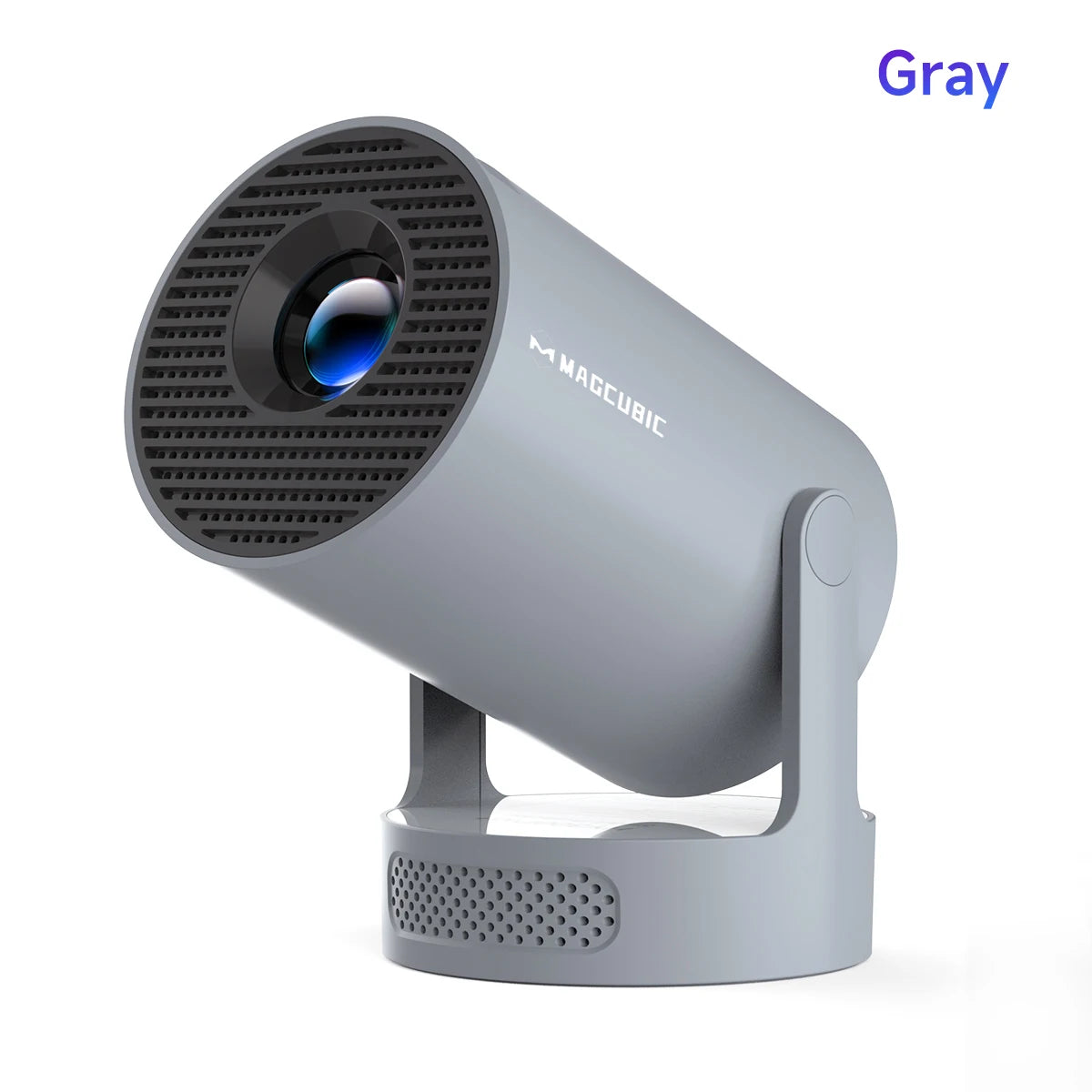 HY300 Pro Portable Projector – White, EU Plug